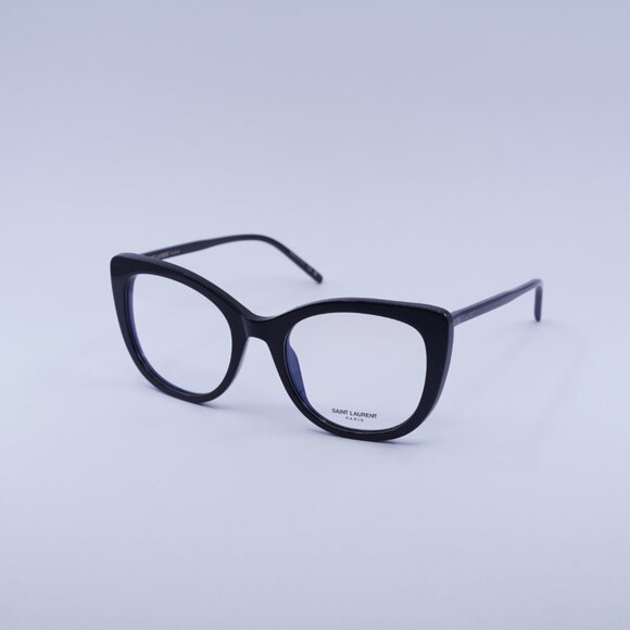 Saint Laurent SL778 001 Eyeglasses Black 55mm Square Frame - Picture 8 of 11